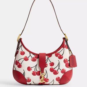 Coach Hamptons Hobo Bag With Cherry Print - New with Tags